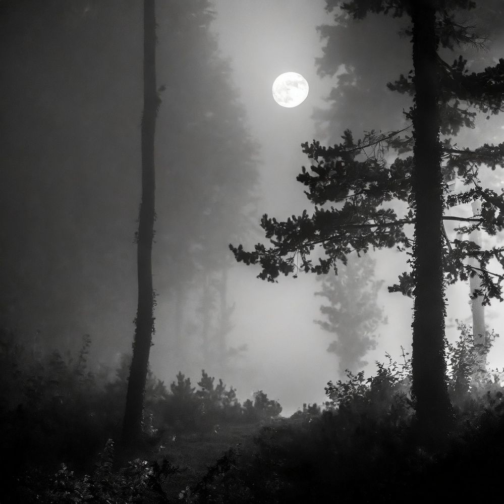 Firefly A foggy, moonlit forest where the mist wraps around the trees and conceals hidden mysteries..jpg