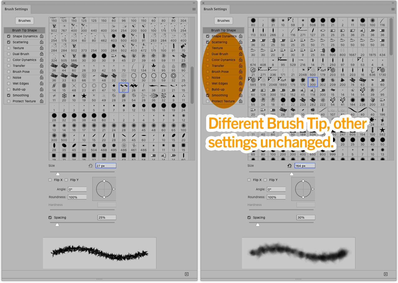 Solved: How to Copy Single Brush settings to other brushes - Adobe ...