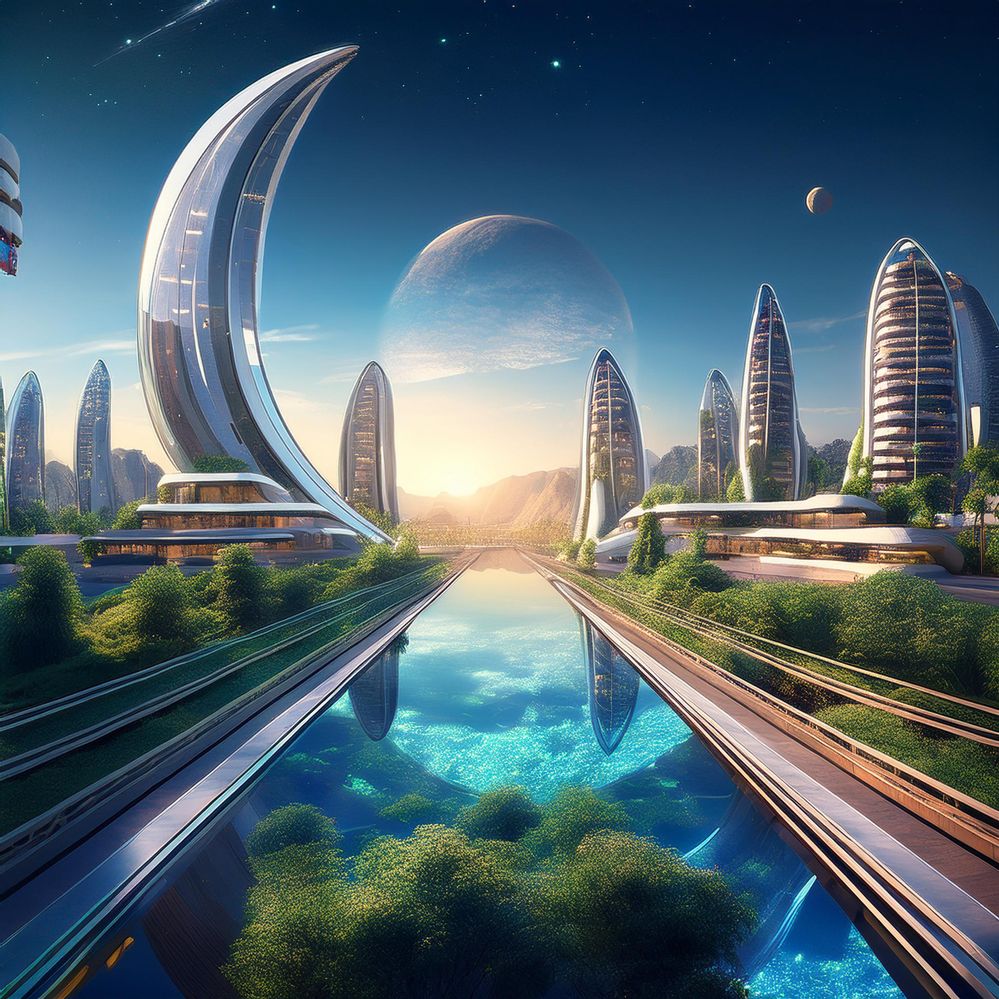 Firefly A futuristic city with affordable housing, walkable, stylish, in space 68199.jpg