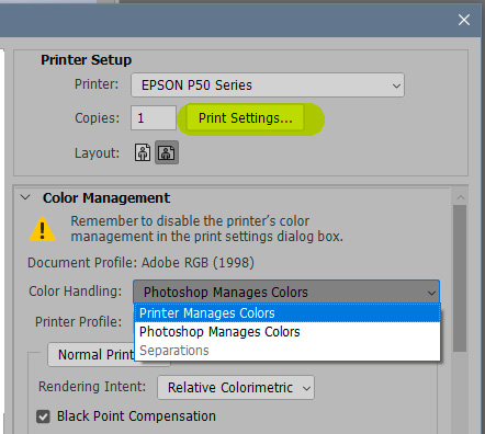 Solved: Pictures print darker than they appear on screen - Adobe 