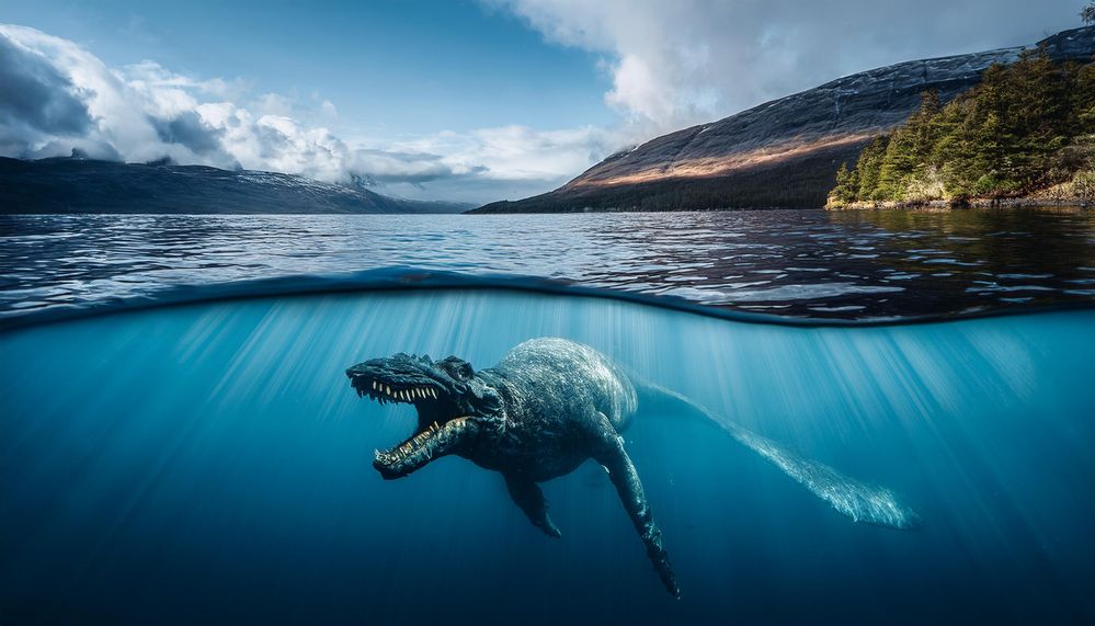 Firefly Underwater in Loch Ness and the monster is swimming past 73993.jpg