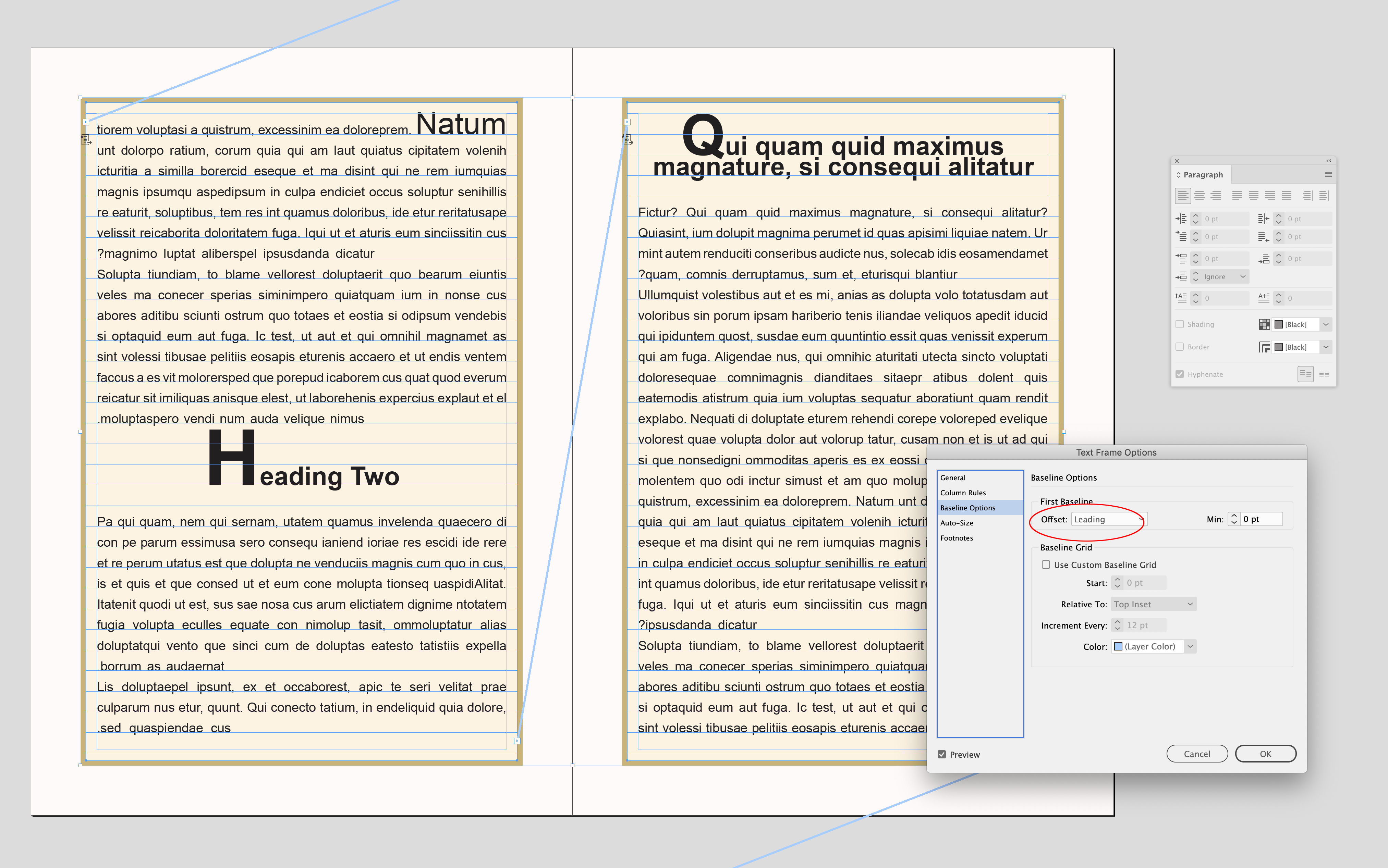 Solved: How to Add Space Before Headings at the Start of a... - Adobe ...