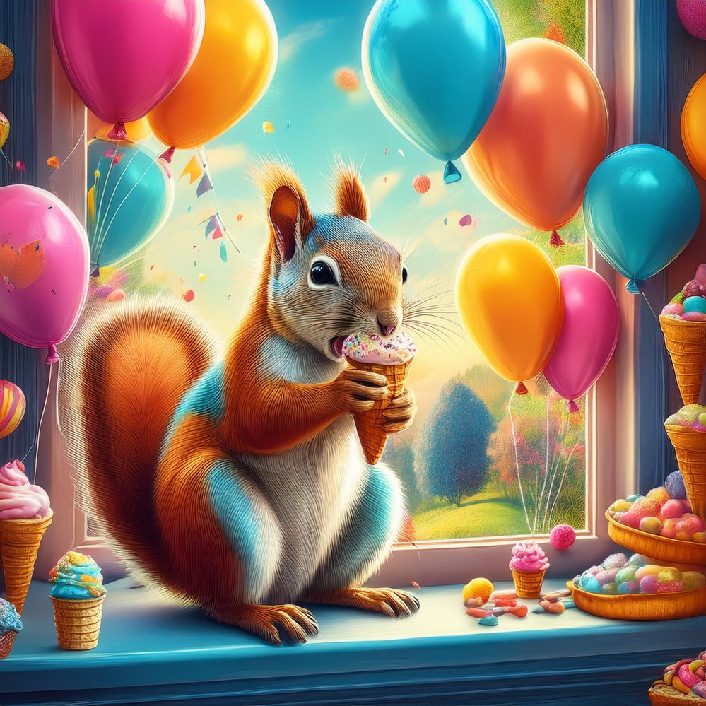 Firefly through my window amazing funny world with colors, balloons, squirrel eating icecream 32619.jpg