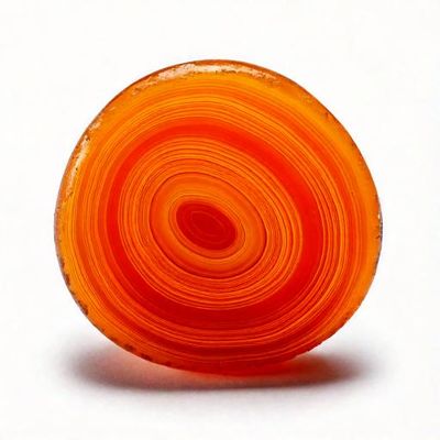 Firefly A high quality large size image of a beautiful orange agate gemstone isolated on white backg (1).jpg