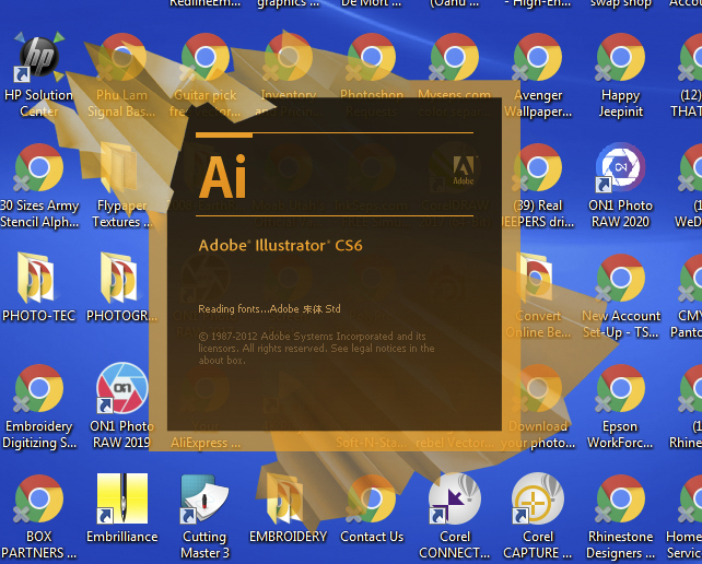 Illustrator CS6 64 bit hangs when launched with sp... - Adobe Community -  11002161