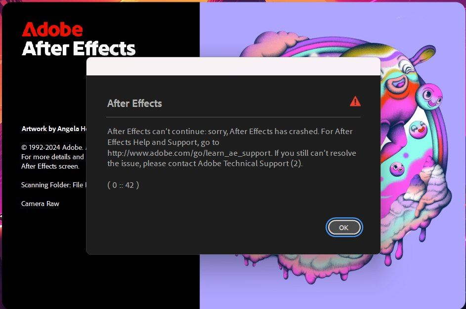 adobe after effects download stuck