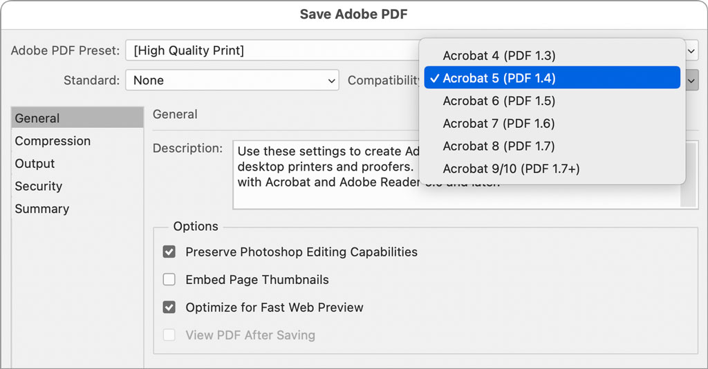 Cannot Save File Type as "Adobe PDF" in Adobe Community