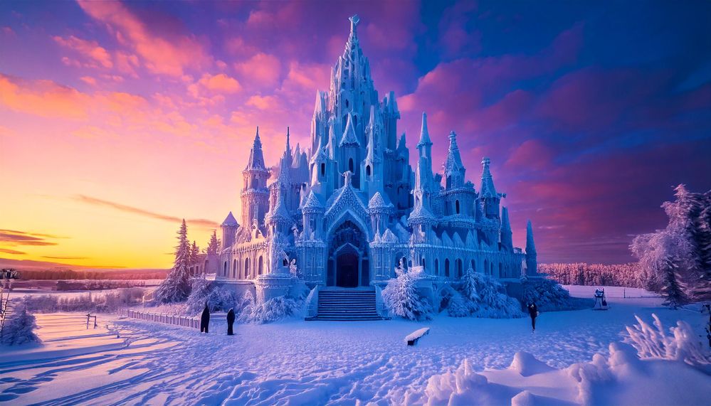 Firefly a glorious blue ice castle rising majestically in a gorgeous wintery environment, adorned wi (1).jpg