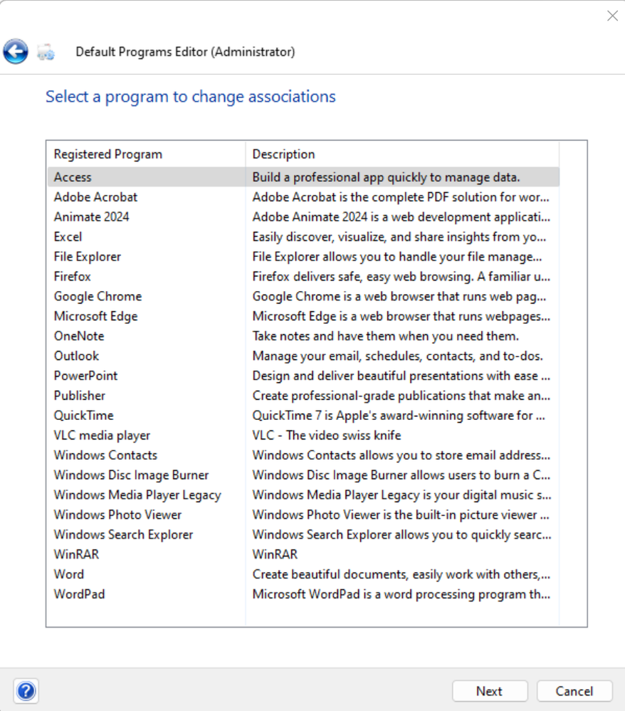 The only registered programs_1.png