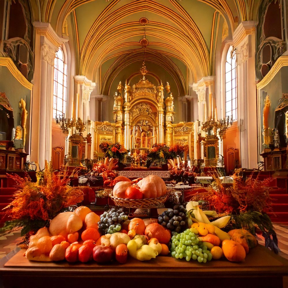 Firefly Erntedankfest mit obst und gemüse am geschmückten altar in einer kirche 8271.jpg