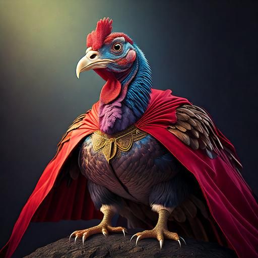 Firefly Turkey with a superhero cape 58121.jpg