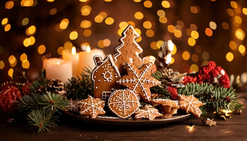 Firefly Gingerbread Magic, with Design Your Christmas Table Centerpiece and a beautiful bokeh effect.jpg