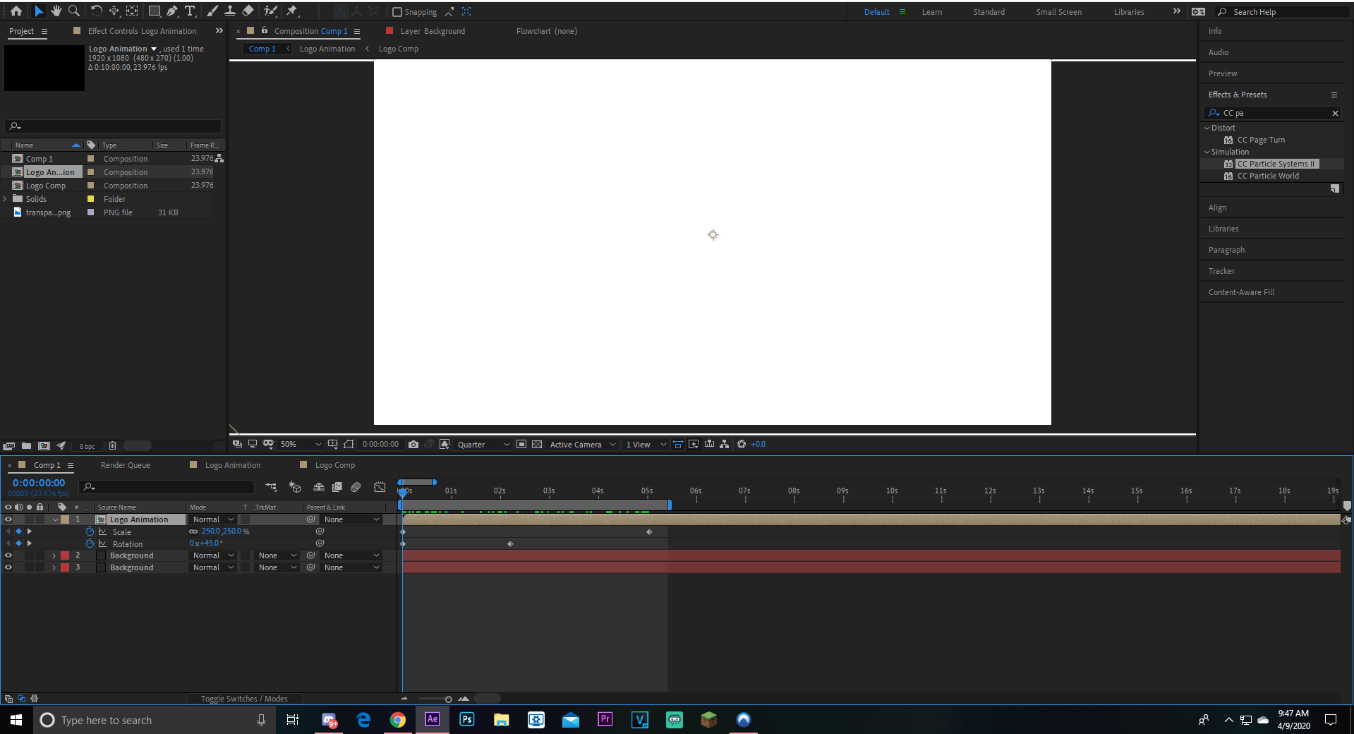 Solved Logo turns all white in after effects Adobe Community 9001382