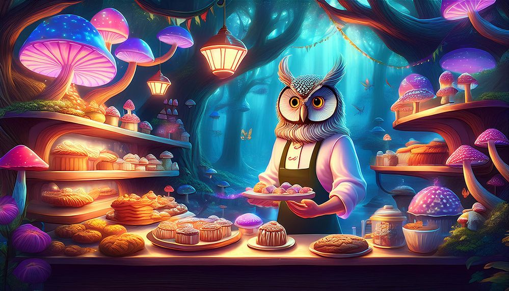 Firefly Beneath towering, bioluminescent mushrooms, the Enchanted Forest Bakery.jpg