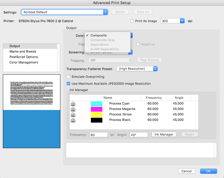 separations on A2 sheets from either indesign or a... - Adobe Community ...