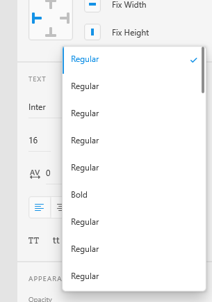 Some Fonts With Different Font Weights Appear The Adobe Support Community 10913004