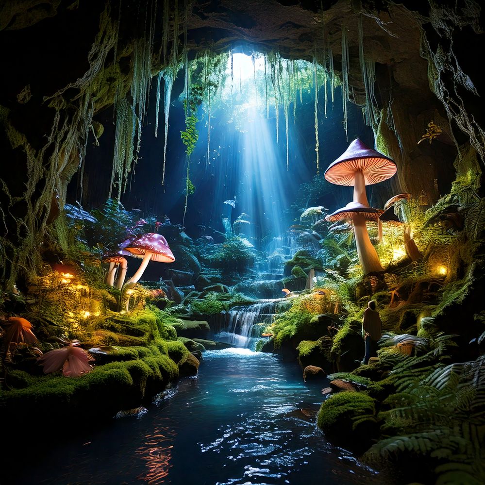 Firefly Imagine a hidden sanctuary deep inside a cave, where tiny fairies live among glowing mushroo (1).jpg