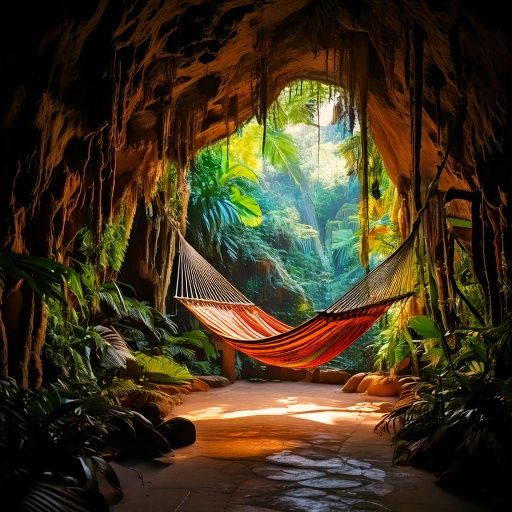Firefly cave nestled with a divine tropical forest, the side of thcave nestled with a divine tropica.jpg