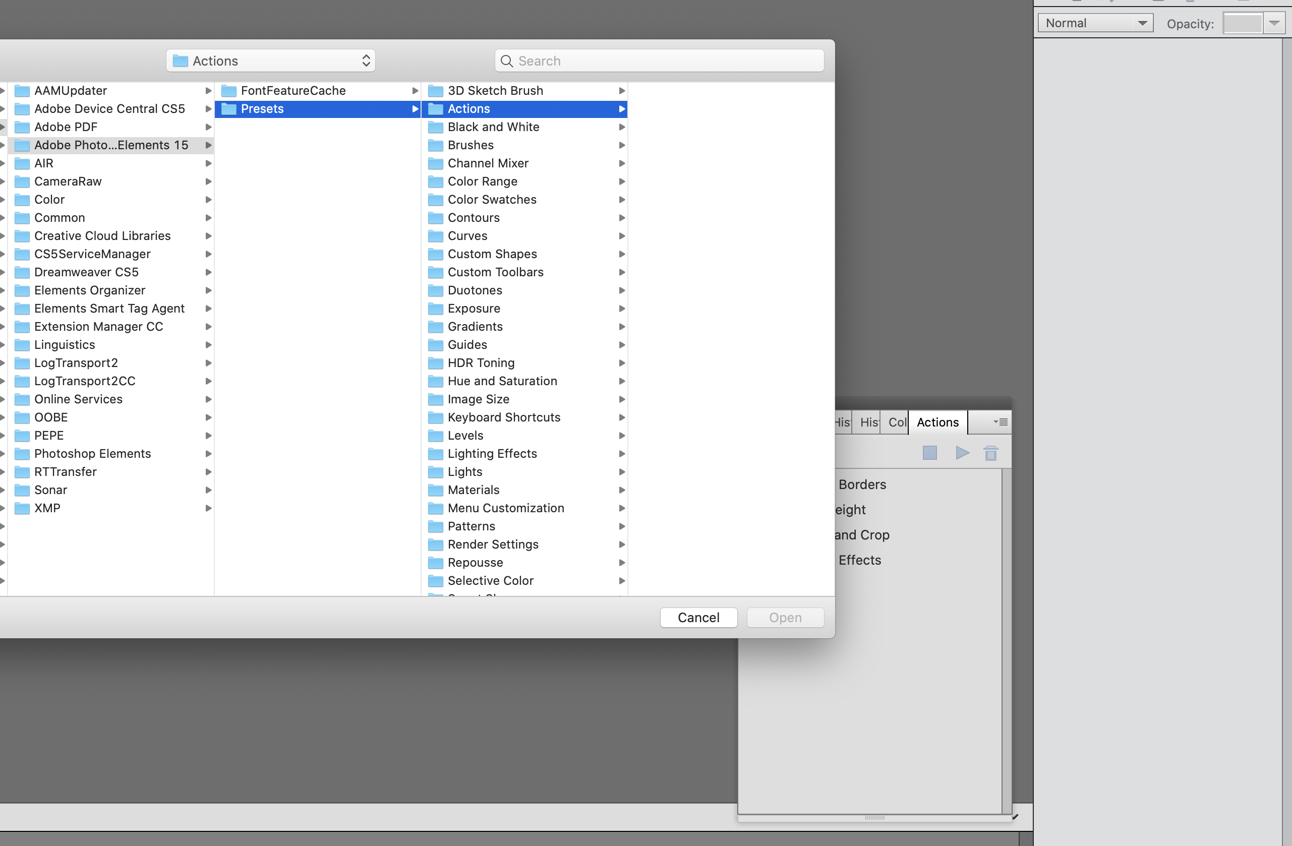 photoshop elements 15 missing preset
