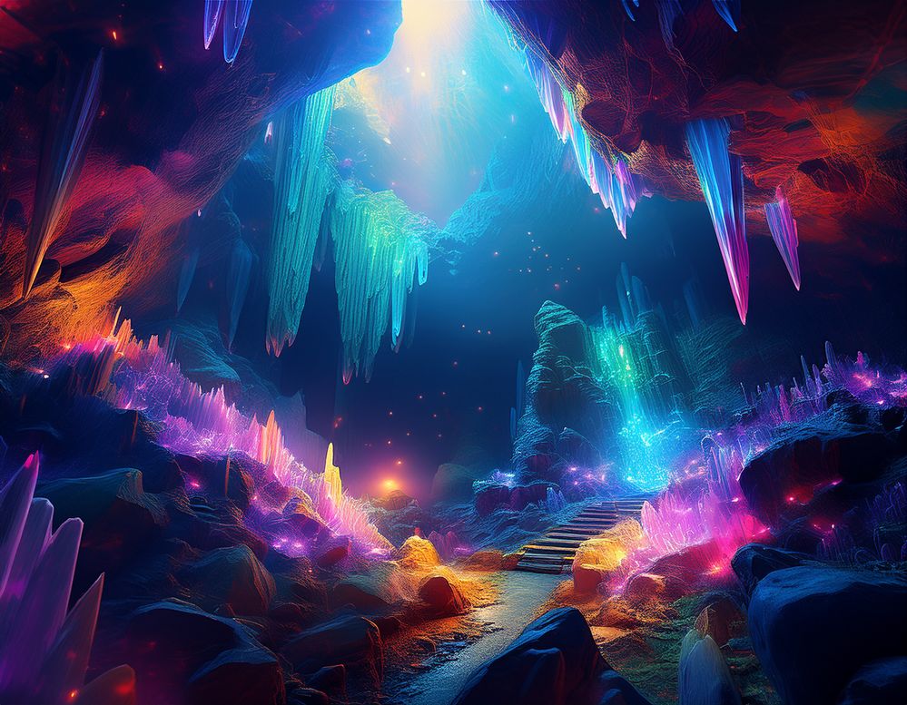 Firefly create an image with reference to Journey to the Centre of the Earth book by Jules Verne, in.jpg