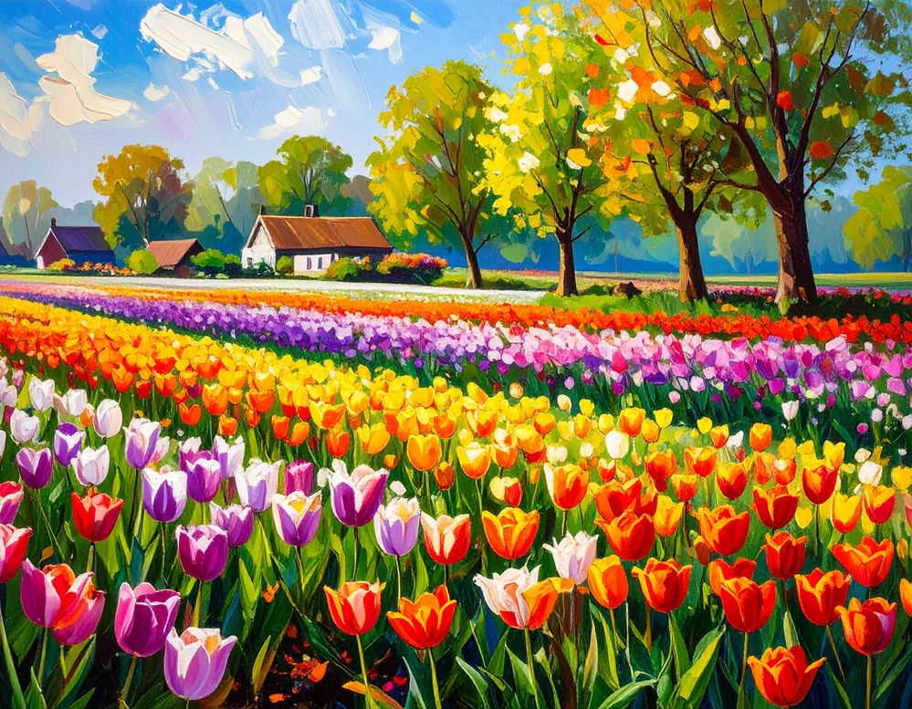 Firefly colorful tulip fields in yellow, violet, pink, red, white and orange in the netherlands as a-2.jpg