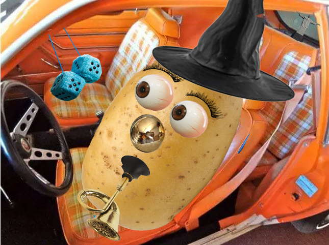 I can too drive with no arms or legs! Potato power!