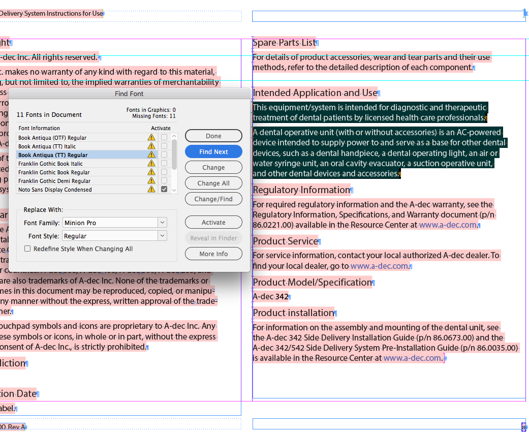 Re: Letters get substituted in InDesign - Adobe Community - 12385584