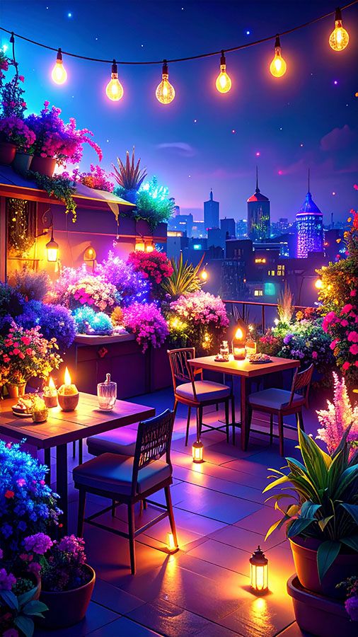 Firefly_magical, fantasy rooftop garden4.jpg
