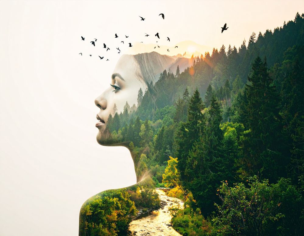 Firefly_Double exposure of a solitary human figure standing still, facing forward, with arms  947981.jpg