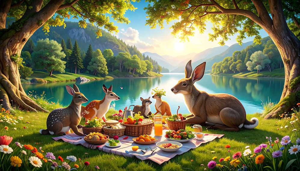 Firefly_fantasy scene of talking animal.jpg