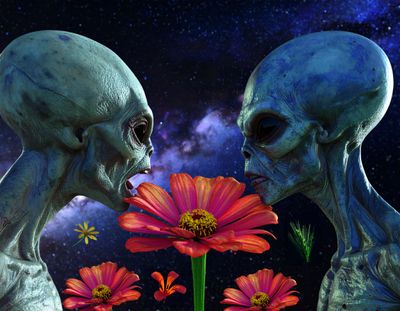 Firefly_an alien with two heads eating flowers 152536edited.jpg