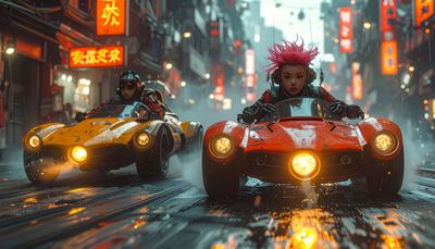 Firefly_Two futuristic cars are that can fly are racing through a dystopian cyberpunk city. _ 23872(1).jpg
