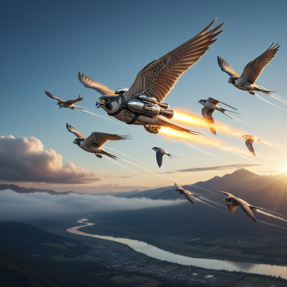 Firefly_Gemini Flash_hiper realistic photo of a pack of birds racing in the sky. the bird that has the fir 235818 (1).png