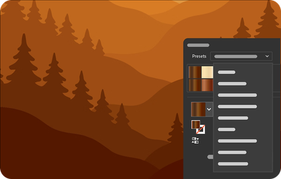 Apply creative, ready-to-use gradient presets.png