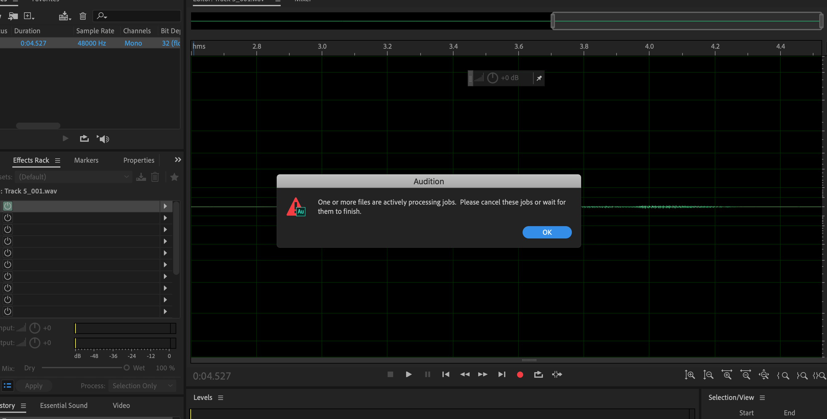 what is declipper in adobe audition