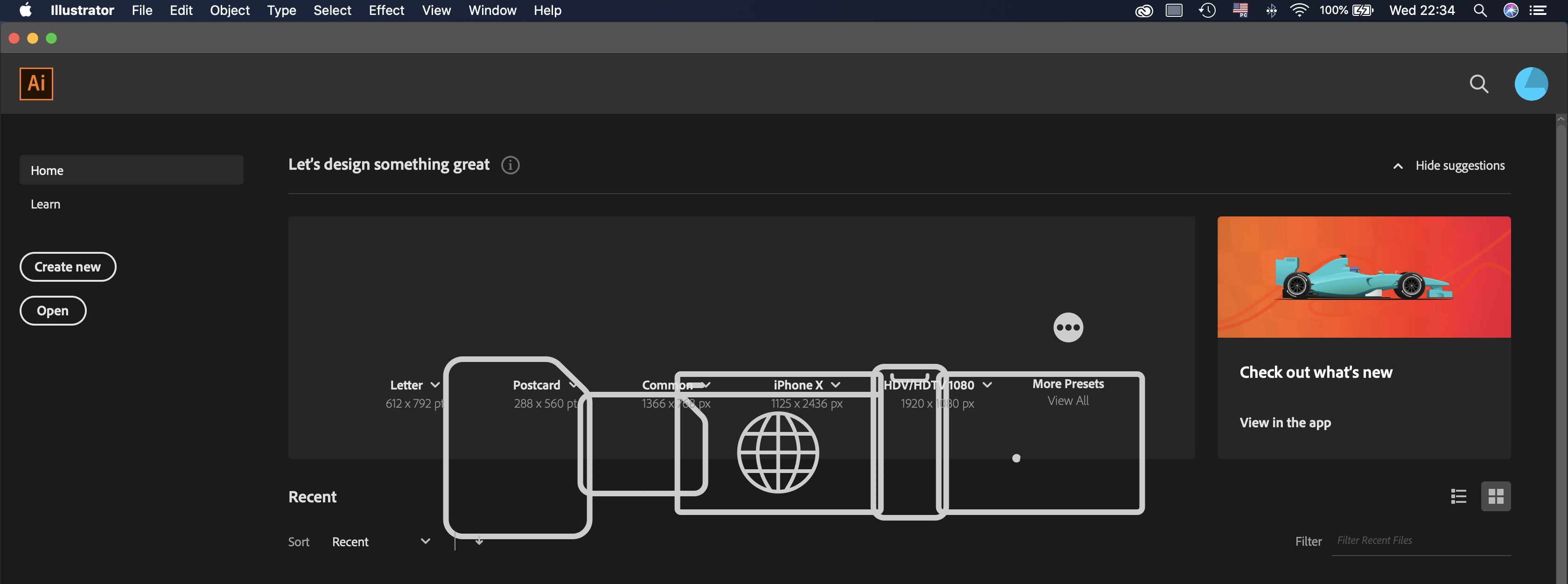 Solved: Home Screen Presets Icons Display Issue In Illustr... - Adobe ...