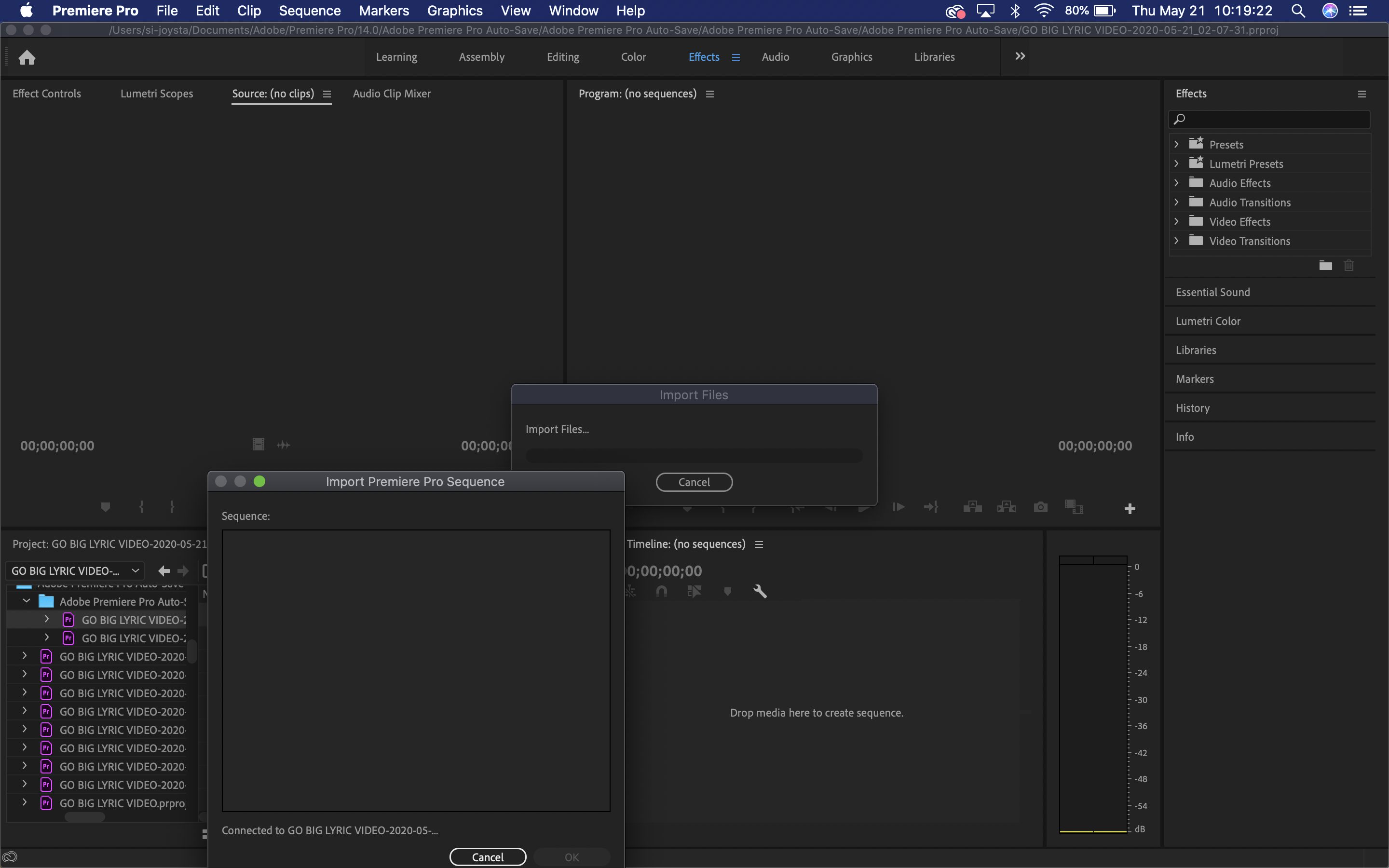 Solved: I JUST OPENED UP MY PROJECT AND THE TIMELINE IS EM... - Adobe ...