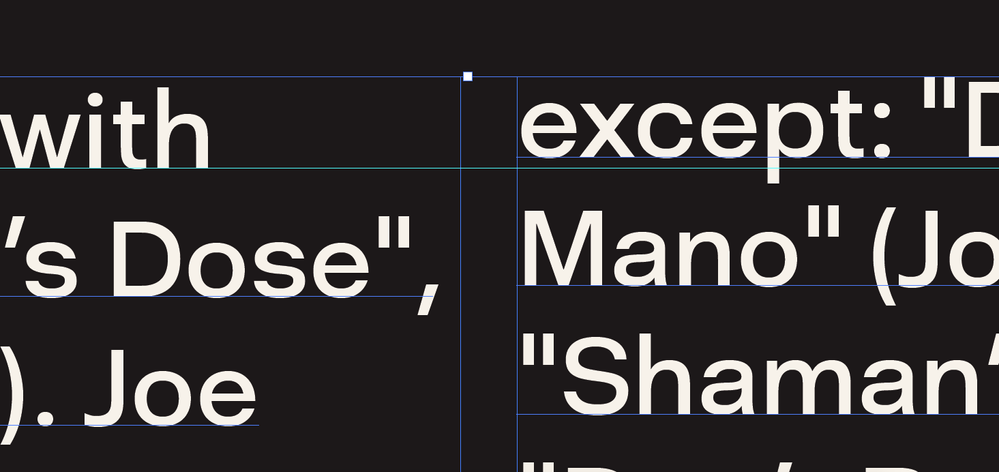 how to align text boxes in illustrator